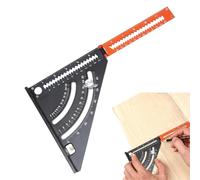 Roofing & Rafters Framing Square Square Foldable Tool | Triangular Ruler With Base And Pencil - For Carpentry Applications Framing Construction Measurement Tracing and Marking
