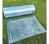 Roofing Sheets， 0.8mm Thick Clear Polycarbonate Durable Fiberglass Panel for Rainproof Insulation Easy to Bend(WxL: 0.8x10m(2.62x32.8ft))