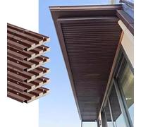 Roofing Sheets 2.6-4.9ft Long Attic Awning Cover Panels, 6 Pcs Heavy Duty Roof Waterproof Tiles(L 1.45m/4.8ft)
