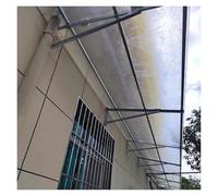 Roofing Sheets， Clear Daylighting Panels UV Resistant 0.8mm for Patio, Gazebo, Customizable(0.8x10m/2.62x32.8ft)