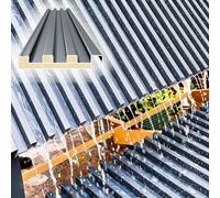 Roofing Sheets Fast Drainage Corrugated Roofing Panels, Splicable Side Panels Roofing Tiles/Ridge Cap, Metal Roofing Sheets for Gazebo Shed Garages Canopy(1pc,1.5m/4.9ft)