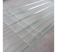 Roofing Sheets， Fiberglass Greenhouse Roofing Transparent Corrugated Tile Sheet, Waterproof and Impact Resistant(6 Unidades.,0.9x1.5m/35x59in)