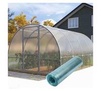 Roofing Sheets， Glassfiber Solid Sheet UV Protection 0.8mm Clear Daylighting Panels for Sheds, Carports, Customizable(0.8x10m/2.62x32.8ft)