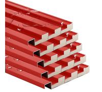 Roofing Sheets Red Waterproof Corrugated Roofing Sheets, for Garages Stables Dog Shed, 0.5 Ft Wide Metal Roof Panels Can be Spliced, Cladding Windproof Board