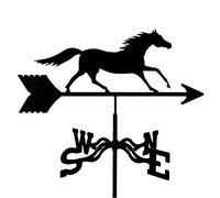 Roofs Weathervane Iron Art Decor, Creative Animal Wind Vane Wind Direction Indicator Weather Vane for Outdoor Yard Lawns Gardens Backyards Sheds Ornament Measuring Tool