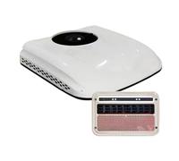 Rooftop Air Conditioner Parking Air Conditioning Top Mounted All-in-one Machine 24v12v Vehicle Mounted Variable Frequency Energy-saving Silent Truck Ele(24V white)