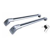 Rooftop Cargo Carrier 2Pcs Cross Bar Ajustable For Lexus LX600 2022-2026 Lockable Cargo Bars Black Roof Rail Rack(All silver)