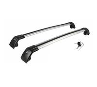 Rooftop Cargo Carrier 2Pcs Cross Bar Ajustable For Lexus LX600 2022-2026 Lockable Cargo Bars Black Roof Rail Rack(Black and silver)