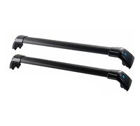 Rooftop Cargo Carrier 2Pcs Cross Bar Ajustable For Lexus LX600 2022-2026 Lockable Cargo Bars Black Roof Rail Rack(Black)