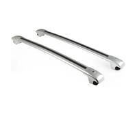 Rooftop Cargo Carrier 2PCS Cross Bar For Chevy For Traverse 2009-2017 Roof Rail Rack Lockable Ajustable Cargo Bars Silver And Black(Silver)