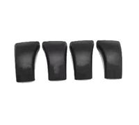 Rooftop Cargo Carrier 4 PCS Roof Luggage Rack Cover Bar Rail End Shell For Toyota For Highlander 2015-2019(Black)