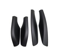 Rooftop Cargo Carrier 4pcs Black ABS Roof Rack Bar Rail End Protection Cover Shell For Toyota For Fortuner AN50 AN60 For Hilux SW4 2004-2015