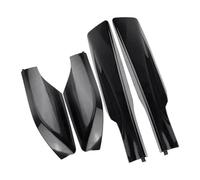 Rooftop Cargo Carrier 4pcs/set Silver Black Car Roof Rack Rails End Cap Protection Cover Shell For Toyota For RAV4 XA30 2006-2012(Black)