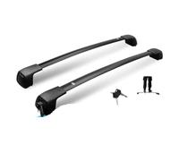 Rooftop Cargo Carrier Upgraded Lockable Roof Racks Cross Bars For Mazda CX70 PHEV 2025 165LBS AntiTheft Rails Cargo For Rooftop Outdo