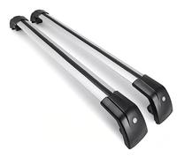 Rooftop Luggage Holder For Chevrole For Tahoe 2021-2024 2PCS Roof Rail Rack Lockable Cargo Carrier Crossbars Kayak Bar Baggage(Black With Silver)