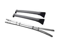 Rooftop Luggage Holder For Mazda For CX-5 2017-2024 4PCS Aluminum Roof Rail Racks + Cross Bars Kit Cargo Luggage Carrier (Silver RR+Black CB)