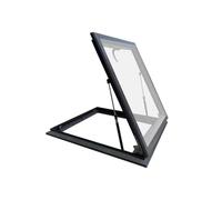 Rooftop Maintenance Hatch with Glass, Attic Ventilation Skylight, Aluminum Alloy Frame Window Lid, Rainproof House Exhaust Vent for Sun Room and Basement
