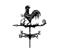 Rooftop Rotating Creative Weather Vane, Durable Stainless Steel Weather Vane, Easy to Assemble