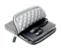 ROOFULL External CD/DVD Drive for Laptop with Carrying Case, USB 3.0 Type-C CD Burner Reader Writer DVD Player ROM/RW USB-C Portable Optical Disk Drive for Mac PC Windows 11/10 MacBook Linux Computer