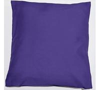 Rooj Collection Cadbury Size 12x12 Inches Plain Poly Cotton Cushion Cover Solid Blank Square Cushion Covers Decorative Cushion Case Throw Pillow cases for Bedroom Living Room Sofa Bed Car Seat Floor