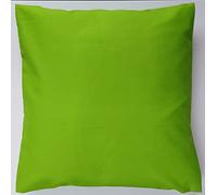 Rooj Collection Lime Size 18x18 Inches Plain Poly Cotton Cushion Cover Solid Blank Square Cushion Covers Decorative Cushion Case Throw Pillow cases for Bedroom Living Room Sofa Bed Car Seat Floor