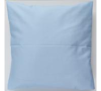 Rooj Collection Sky Size 18x18 Inches Plain Poly Cotton Cushion Cover Solid Blank Square Cushion Covers Decorative Cushion Case Throw Pillow cases for Bedroom Living Room Sofa Bed Car Seat Floor
