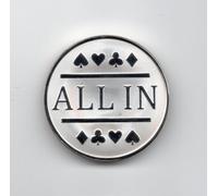 Rook Robot All in Poker Chip/Silver Clad Card Protector Bounty Chip Etc.