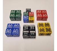 Rook Robot Battletech Alpha Strike Movement & Special Stat Modifier 25 Dice Bundle: Color Coded Walk Run Jump Sprint and Special Modifier Dice