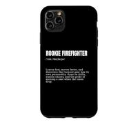 Rookie Firefighter Definition First Responder Text Art Case for iPhone 11 Pro Max