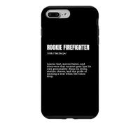 Rookie Firefighter Definition First Responder Text Art Case for iPhone 7 Plus/8 Plus