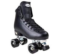 ROOKIE Rollerskates Artistic Roller Skates Unisex Adult Skating, Black, 10
