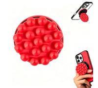 Rookii Strong Magnetic Suction Cup Phone Grip Stand,Compatible MagSafe Phone Ring Holder with Kickstand,Secure Grip for Hands-Free Viewing,for iPhone and Android Phones (red)