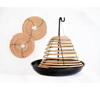 Rool Hanging Citronella Incense Coil and Holder Outdoor Candles Backyard and Camping Lighting Citronella Oil Incense Stick