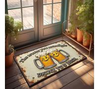 Room Accessories For Teen Boys Cheers To Friendship: A Fun Beer Mug Sign Doormat Large Outdoor Rug Funny Front Door Mat Outdoor(65X90CM)