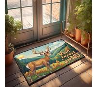 Room Accessories For Teen Boys Visit England: The Land Of Deer And Scenic Beauty Doormat Large Outdoor Rug Funny Front Door Mat Outdoor(65X90CM)