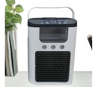 Room Cooler for Bedroom, Air Cooler with Spray Mist, Table Humidifier, Quiet and Rechargeable, Accessories for Hot Days for Home, Student Dorm, Bedside Table and