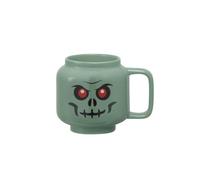 Room Copenhagen LEGO Ceramic Mug Small - GREEN SKELETON - 255 ml | Perfect Mug, Gifts for Men, Mugs for Kids and Women Cool, Fun, and Unique Cup Dishwasher Safe
