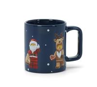Room Copenhagen LEGO Christmas Minifigures Mug 300ml - Coffee Cup with Santa & Reindeer, Holiday Collectible Gift for LEGO Fans, Microwave & Dishwasher Safe
