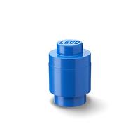 ROOM Copenhagen, Lego Round Brick 1 - Stackable Storage Solution - Bright Blue