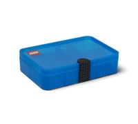 Room Copenhagen LEGO Sorting Box - Organizing Minifigures, Vehicles, and Elements - Safe Plastic Material, Portable, Customizable, Toy Storage, Transparent Blue
