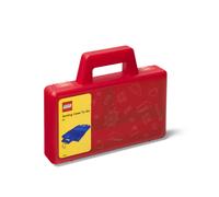 ROOM Copenhagen Lego Sorting Box to-Go - Travel Case with Organizing Dividers - Red (40870001)