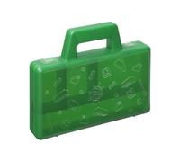 LEGO Sorting Case To Go Portable and Convenient Storage Box for LEGO - Travel Organizer, Kids Toy Box Storage, and Plastic Box for LEGO Storage, Green