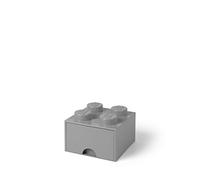 Room Copenhagen Lego Storage Drawer, Grey, Plastic, Stackable, 4 Knobs, 250 x 250 x 180 mm