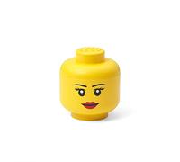 Room Copenhagen LEGO, Storage Head - Stackable Storage Solution, Holds up to 100 Building Bricks - Mini, Girl