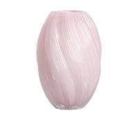 Room Decor Glass Vase Dried Flower With Ribbed Pattern Family Dining Table Centerpiece Floral Interior Designer Gifts(P,18 * 18 * 27CM)