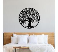 Room Decor - Home Decor - Garden Ornaments - Bedroom Decor - Decorative Home Accessories - Garden Decorations - Living Room Accessories - Wall Decor - Tree of Life with Birds (45x45 cm)
