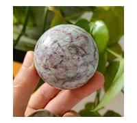 room decoration Natural Lepidolite Stone Crystal Ball Mica PurpleCrystal Base for Decoration, Stone Generator (Size : 50g)