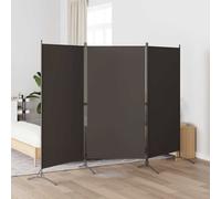 Room Divider 3-Panels Anthracite Fabric Iron 260x180 cm Foldable Privacy Screen