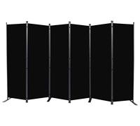 Room Divider 6FT Portable Room Dividers and Folding Privacy Screens, 132'' W Fabric Divider for Room Separation, 6 Panel Partition Room Dividers Freestanding Wall Divider Screen for Dorm Studio Office