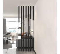 Room Divider - 7-Panel Floor to Ceiling Privacy Screen with Adjustable Feet for Living Room & Studio